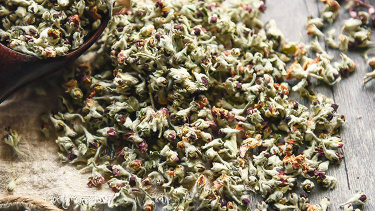 在寒冷的日子喝点花茶，让花香温