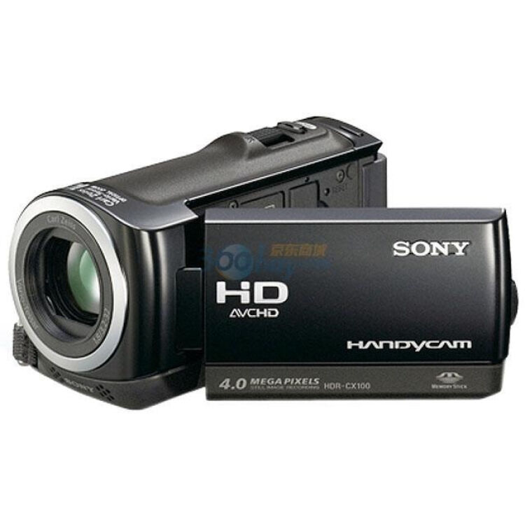 索尼sonyhdrcx100e黑色数码摄像机8gb内存236万总像素exmorcmos影像