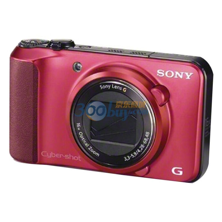 索尼(sony) dsc-hx10 数码相机 红色(1820万像素 3英寸液晶屏 16倍光