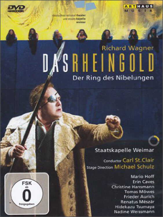 进口cd 瓦格纳:莱茵的黄金(deutsches nationaltheater weimar)(dvd