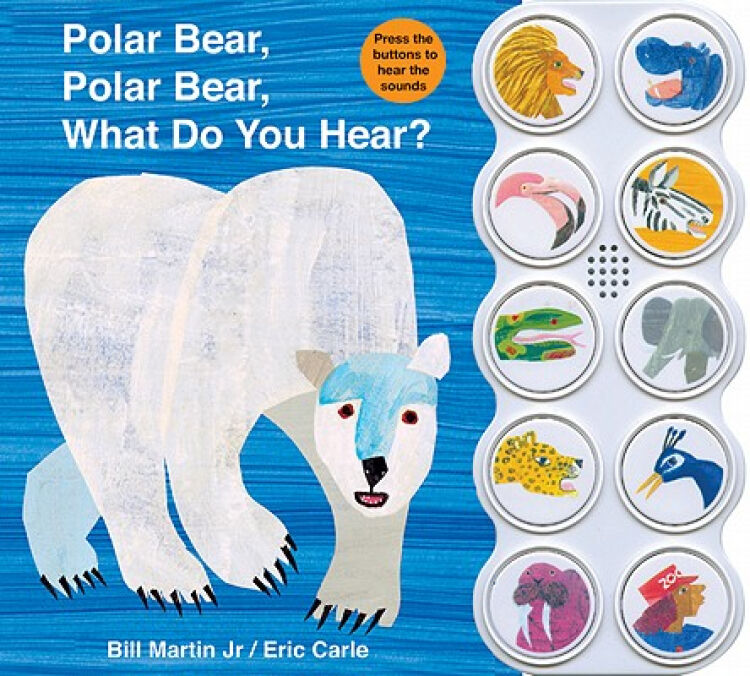 英文原版 polar bear, polar bear what do you hear?