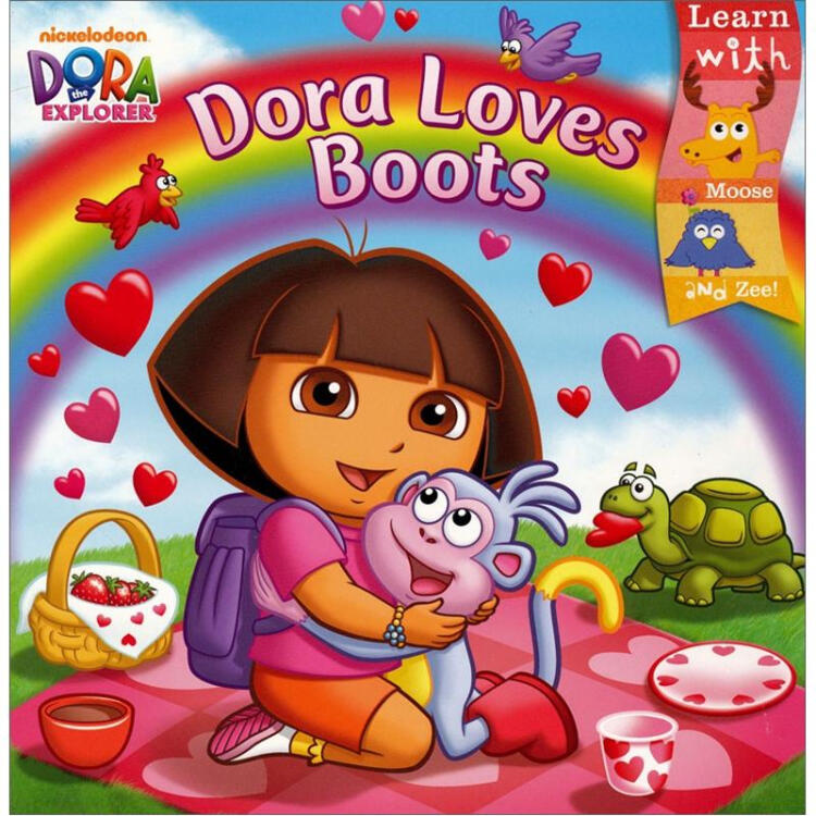 dora loves boots 朵拉故事书系列