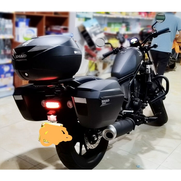 适用于本田摩托车边箱叛逆者rebel尾箱夏德三箱cm300改装配件cm500