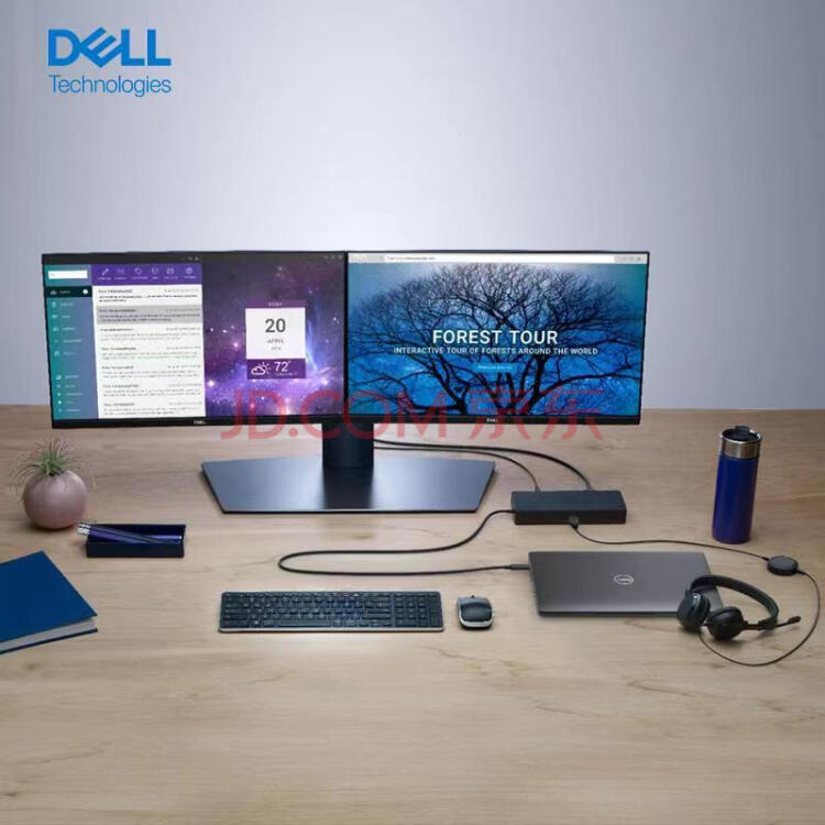 戴尔(dell) p2419h 23.8英寸显示器(ips屏 微边框  滤