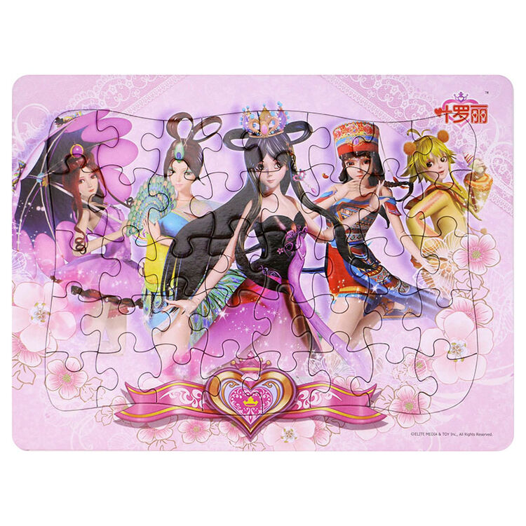 新品精灵梦叶罗丽40片拼图儿童生日礼物女生益智玩具包邮 3号图片