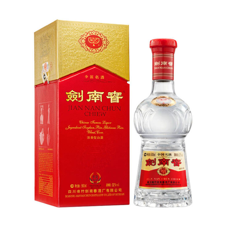剑南春 浓香型白酒 52度500ml 单瓶装
