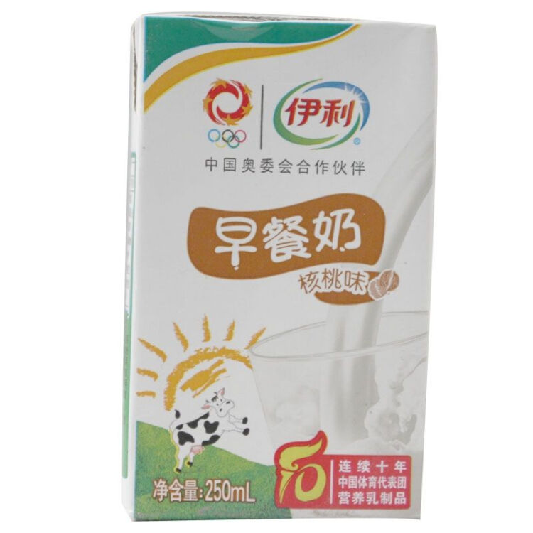 伊利 早餐奶核桃味 250mlx24盒 牛奶乳品 产发