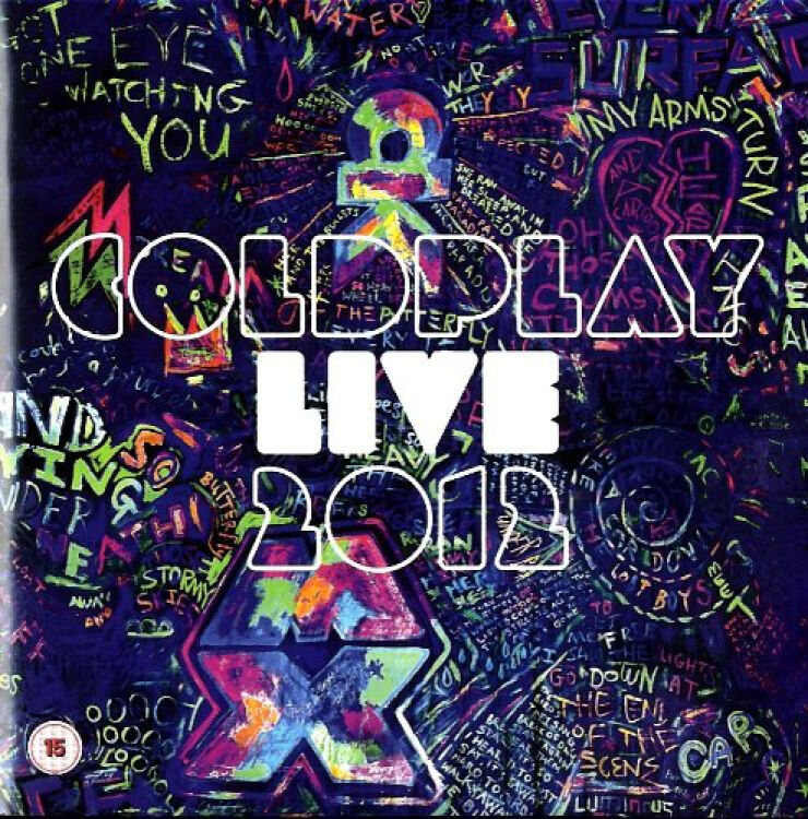 现货coldplay live 2012 酷玩乐队 2012演唱会 cd dvd