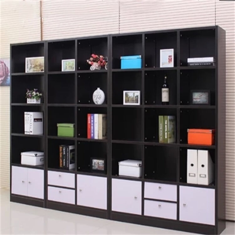 金日安正-书柜 组合书柜书架 韩式超大加厚板材自由组合书柜 大柜子图片