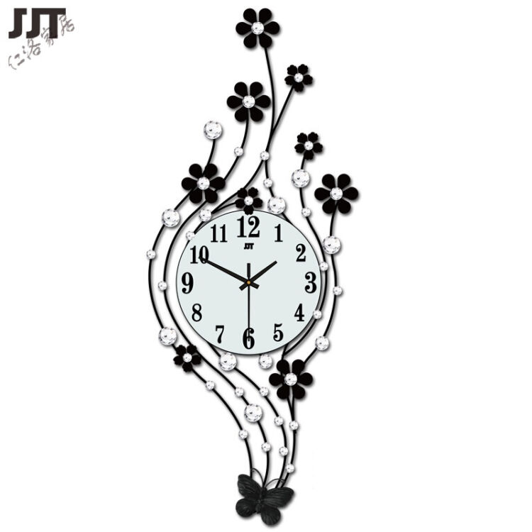 欧式铁艺挂钟现代铁艺钟表小号壁钟 jt1611