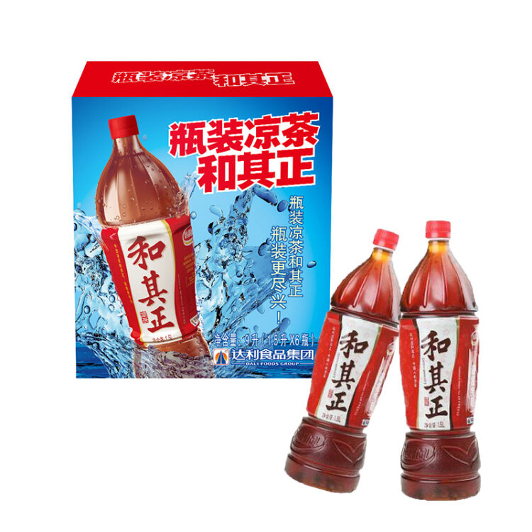 达利园 和其正 凉茶 1.5l*6瓶 整箱