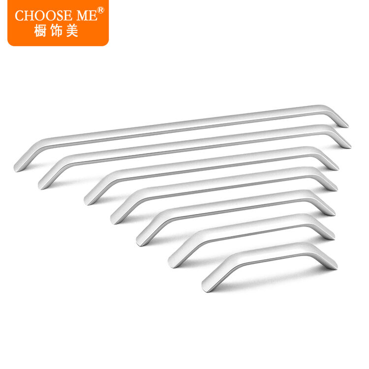 Buy Cabinet Beauty Choose Me Simple Style Cabinet Door Handle Drawer Cabinet Wardrobe Door Handle Space Aluminum Kitchen Cabinet Hardware 6202 Silver 128 Hole Distance On Ezbuy Sg