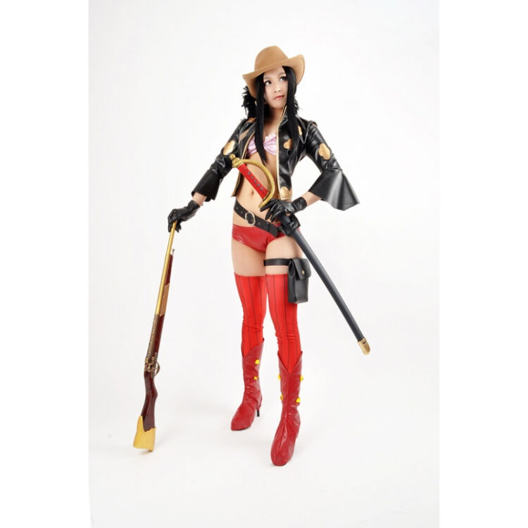 阿坡饵海贼王film: z妮可 罗宾动漫cosplay女装 m