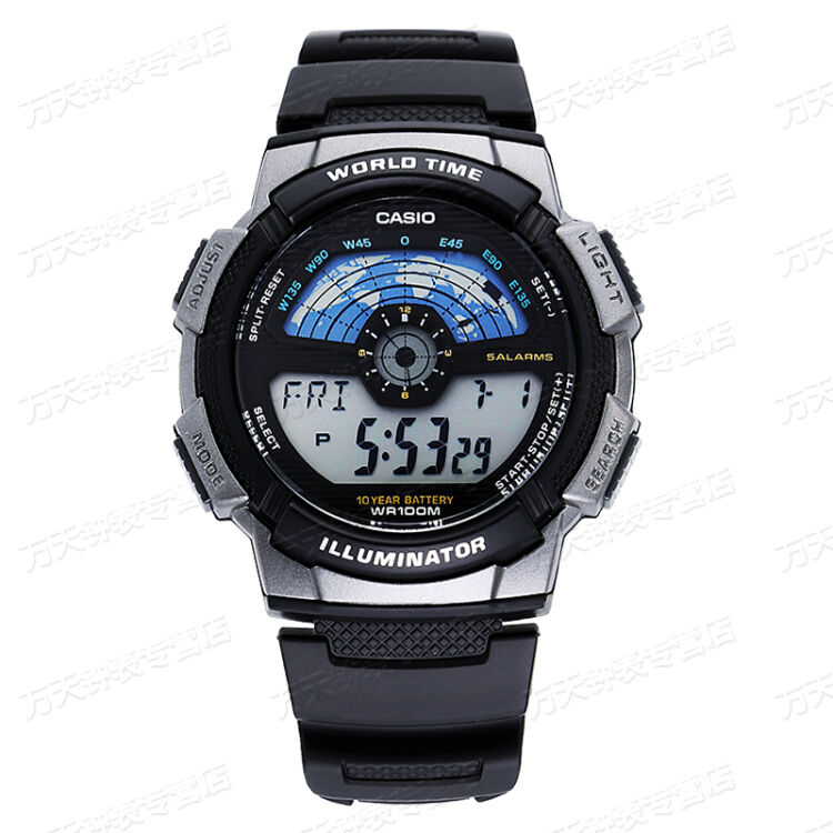 卡西欧(casio)手表regular系列电子男表 ae-1100w-1a