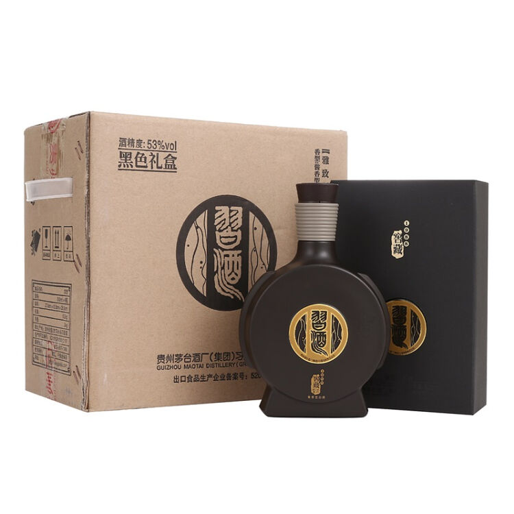 茅台集团 习酒 窖藏1988 雅致版 53度500ml*4瓶 整箱装白酒 口感酱香