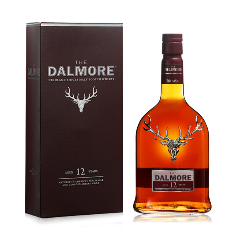 帝摩 大摩(dalmore)北高地单一麦芽威士忌 原装进口洋酒 达尔摩12年