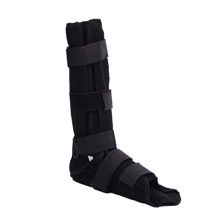 踝关节固定支具支架小腿超踝脚踝骨折护具托足下垂胫腓骨固定石膏 s