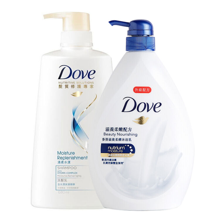 多芬(dove) dove多芬沐浴乳沐浴露 经典牛奶沐浴露2981 轻柔洗发水