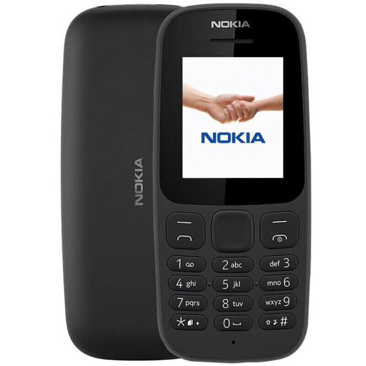 诺基亚(nokia) 105 移动联通2g 老人手机 新款-黑色