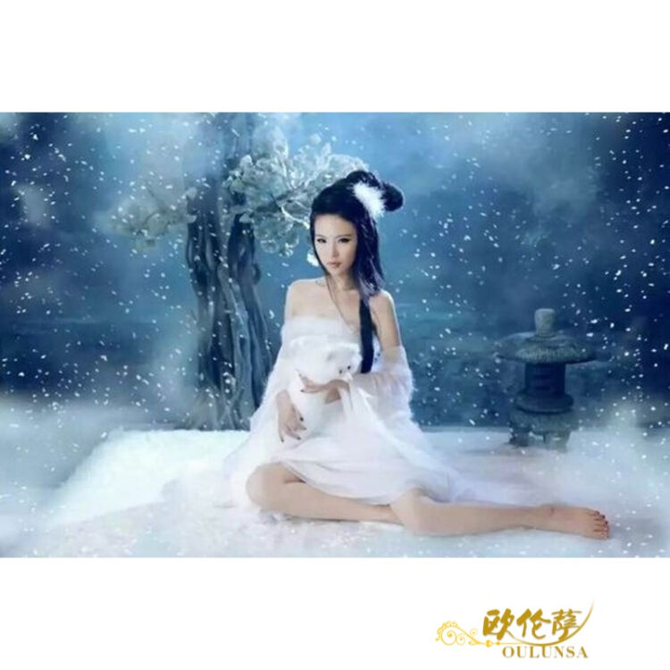 新款古装服装 性感舞蹈服古装摄影写真服装白薄纱唐装