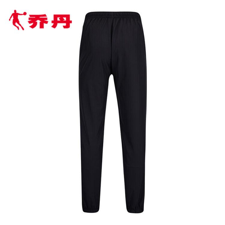 乔丹 梭织速干防风运动裤跑步长裤 深灰 xl 黑色 xl