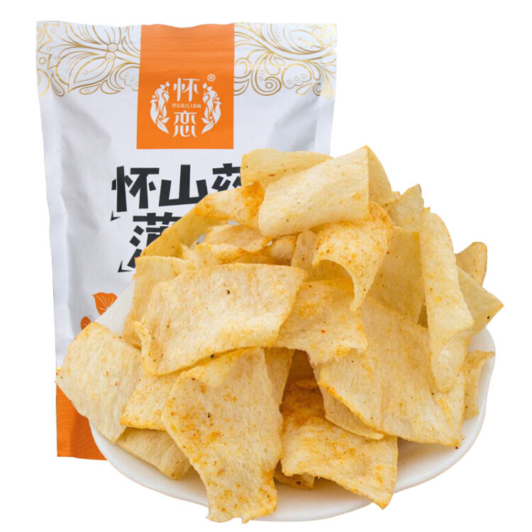 公蜂 怀恋怀山药脆片80g*5包 薄片铁棍山药片薯片零食