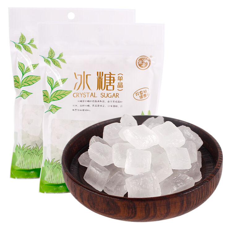 绿帝旗舰店 单晶冰糖500g/袋*2 优质冰糖