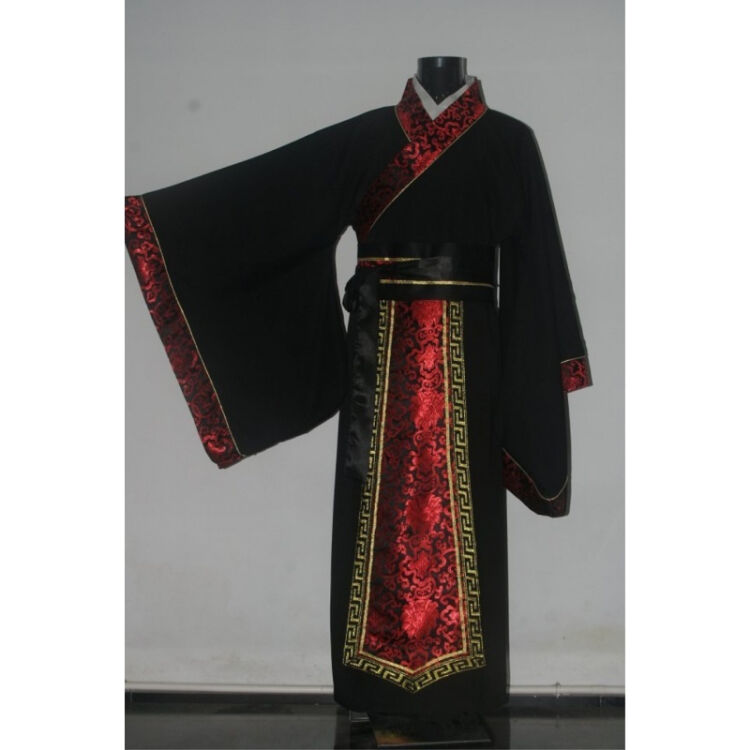 【两件八折】古装男士侠客汉服书生武侠男长袍宽大袖毕业演出服装汉服