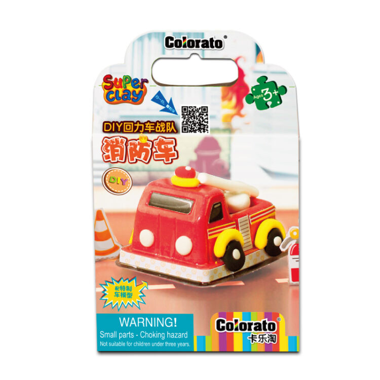 玩具太空粘土橡皮泥黏土彩泥安全益智玩具 446354 c-spc696粘土消防车