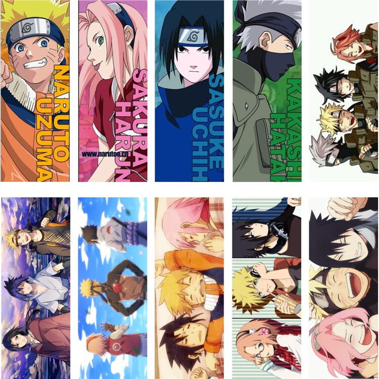 刻沫 海贼王 火影忍者 半透明书签 动漫周边礼物文具同学男女生生日