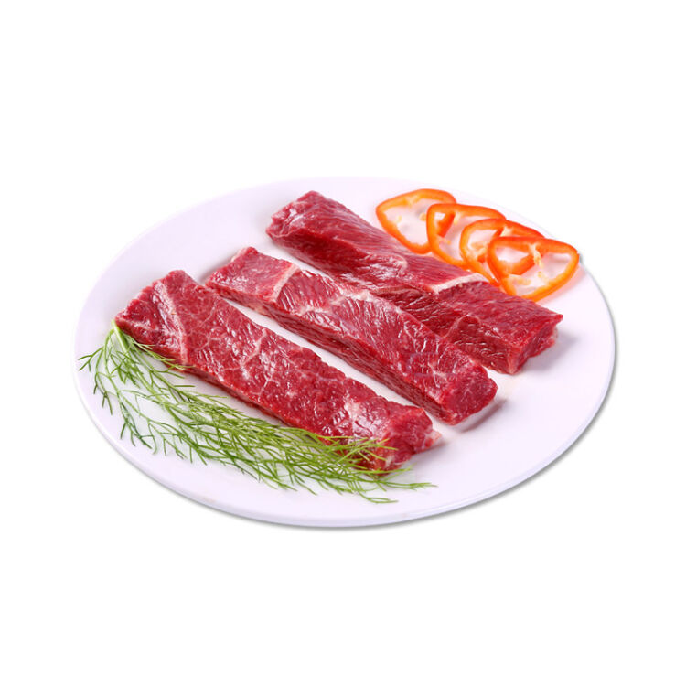 伊赛 谷饲牛肩肉 500g/袋 清真牛肉 新鲜冷冻