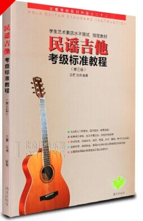 民谣吉他考级标准教程 王鹰吉他书籍经典自学入门弹唱