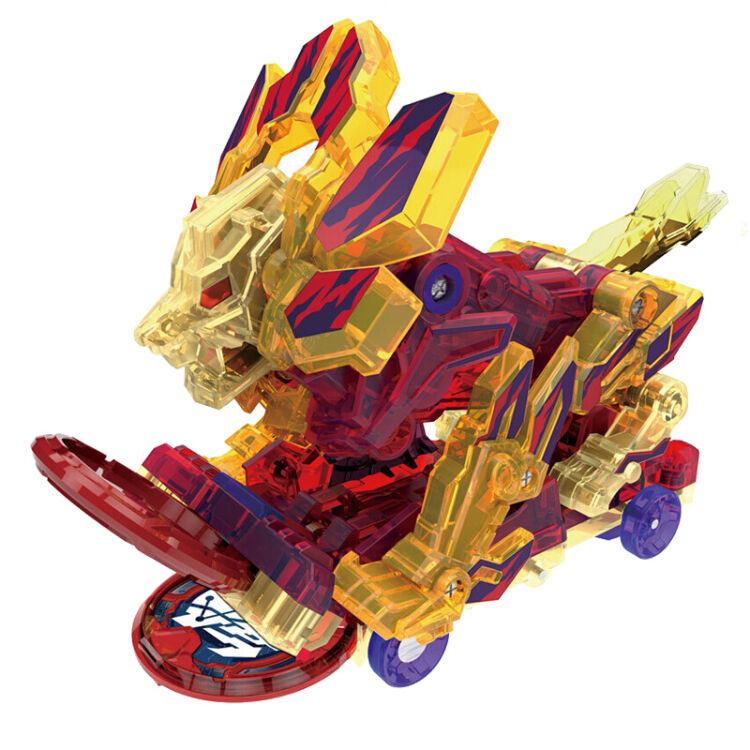 爆裂飞车3疾影风无尽火苍穹爆儿童变形玩具 决斗系列-烈焰狂狮682205