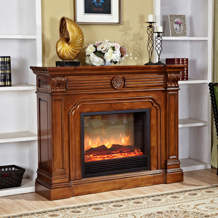 艾理思 壁炉 美式全实木壁炉 欧式壁炉 别墅客厅家具