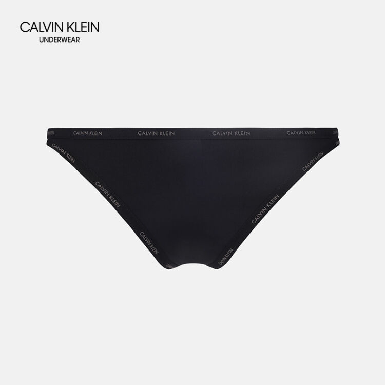 ck underwear/ 2018春款 女士logo边内裤 qf4529 001-黑色 xs