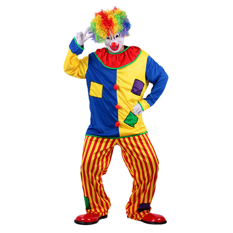 仕彩万圣节小丑服装大人套装万圣节服装儿童化妆舞会演出服道具小丑