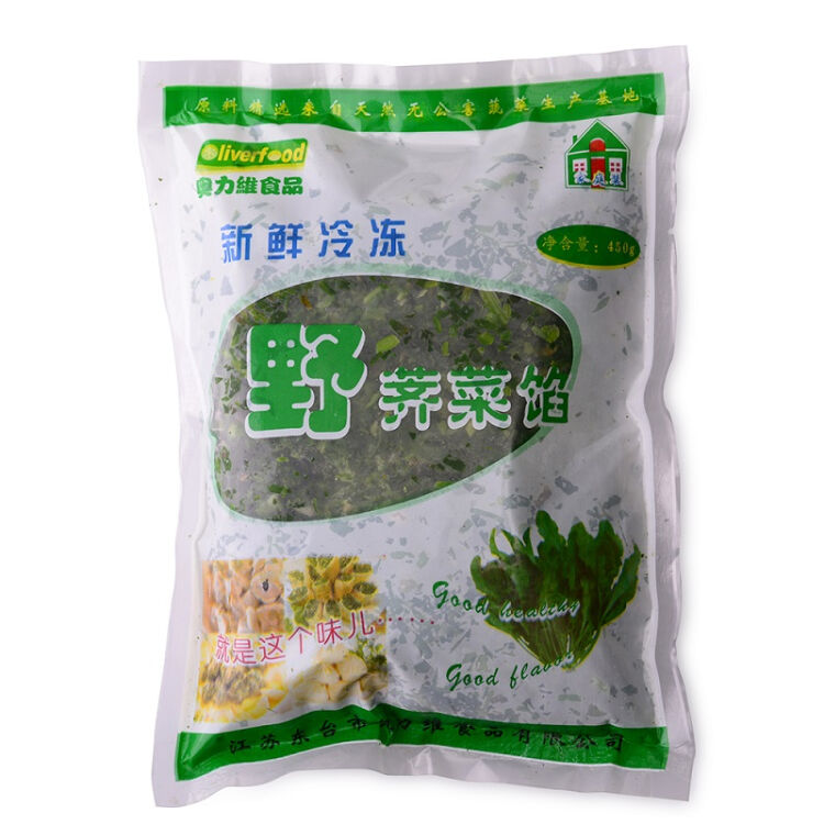 璟欣食品 野荠菜馅 7袋 380g/袋装 蔬菜