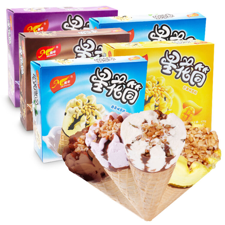 〔秒杀〕美丰冰淇淋五盒装雪糕甜品冰激凌冷饮 大星花