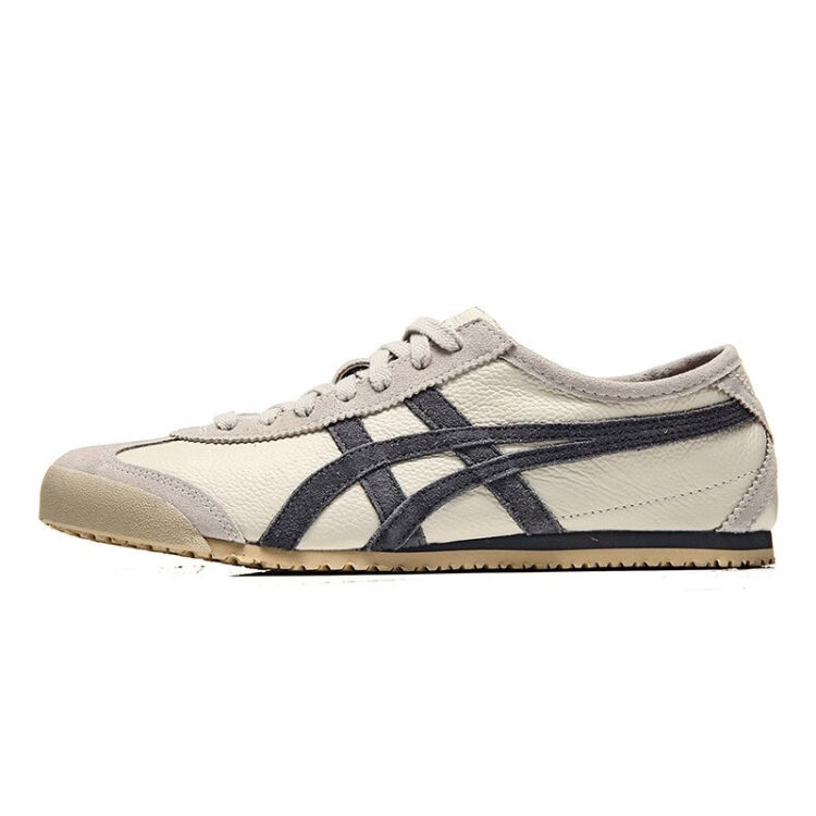 鬼冢虎onitsuka tiger男休闲鞋mexico66 vin d2j4l-0297奶白 炭灰 40