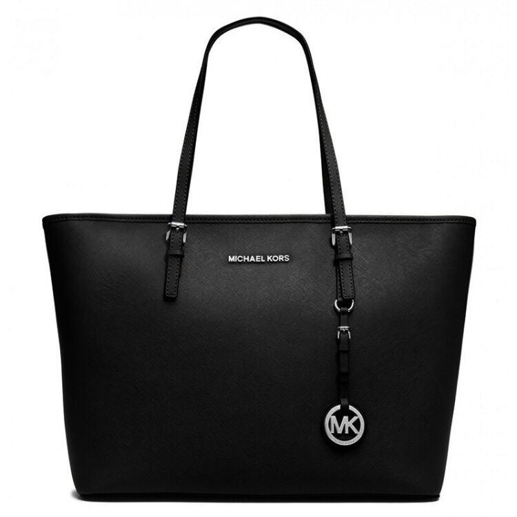 michael kors 迈克·科尔斯 mk女包 黑色牛皮女士大号