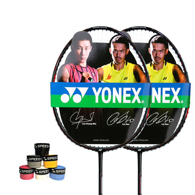 尤尼克斯yonex羽毛球拍双拍超轻碳素训练yy对拍cab8000n传奇系列已穿
