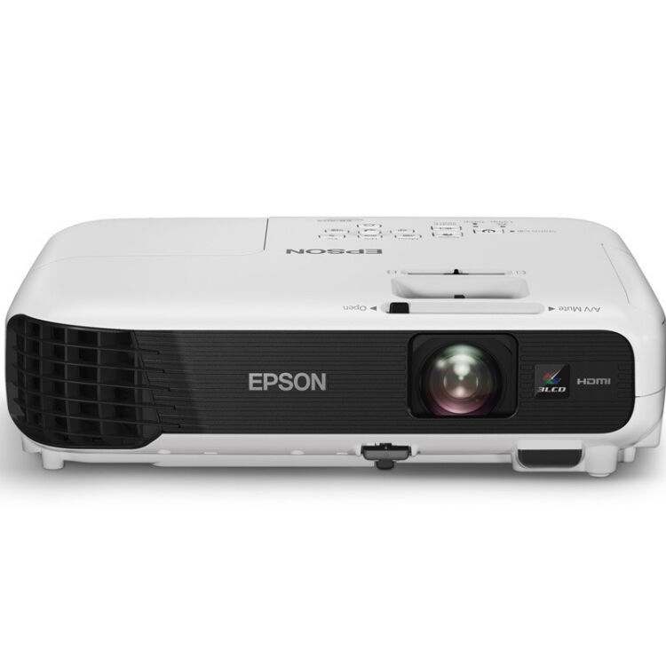 现货epson 爱普生投影仪办公家用高清无线投影机 cb-s04(800*600 3000