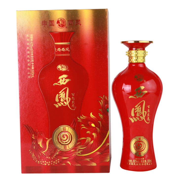 西凤浓香型42度价格表,西凤酒42度价格表图片 西凤酒百鸟福尊42度 盒装白酒500ml 浓香型白酒 礼盒白酒