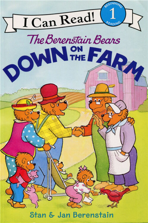 英文原版 the berenstain bears down on the farm