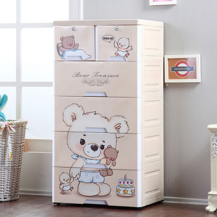 Buy Large Thickening Cartoon Puzzle Baby Storage Cabinet