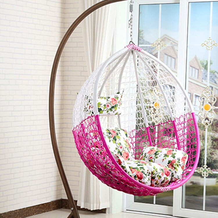 Buy Hanging Basket rattan chair bird's nest hanging chair indoor adult hanging basket chair