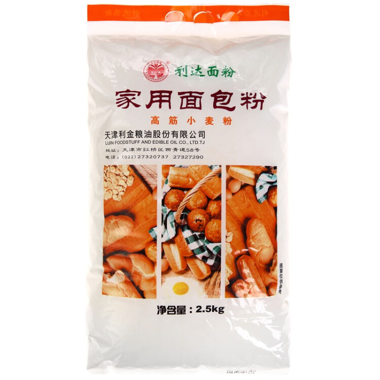 利达 利达面粉家用面包粉2.5kg