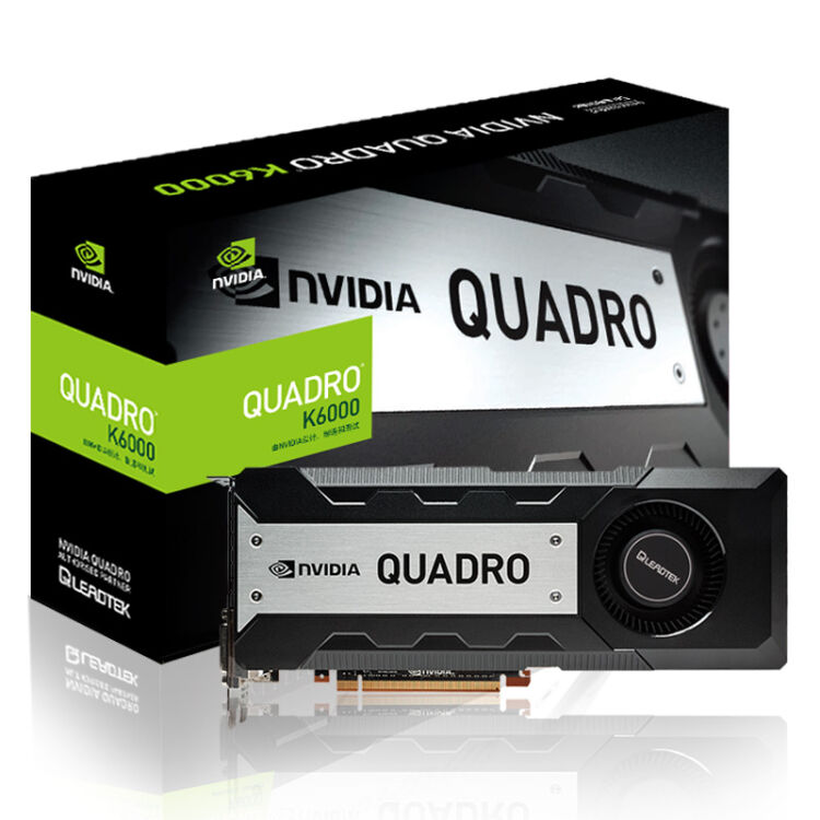 丽台(leadtek)quadro k6000 12g ddr5/384-bit/288gbps 专业显卡