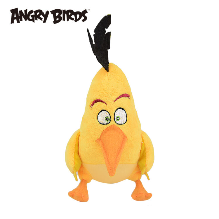 【动漫城】电影版angrybirds 愤怒的小鸟 挂钩毛绒公仔 飞镖黄