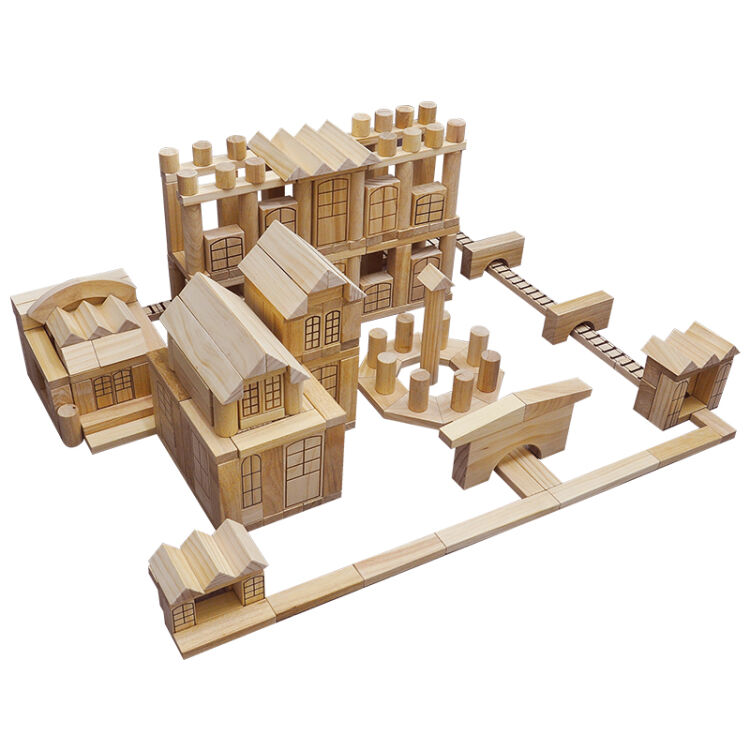 七色花 幼儿园积木玩具大型搭建地面建构玩具主题积木